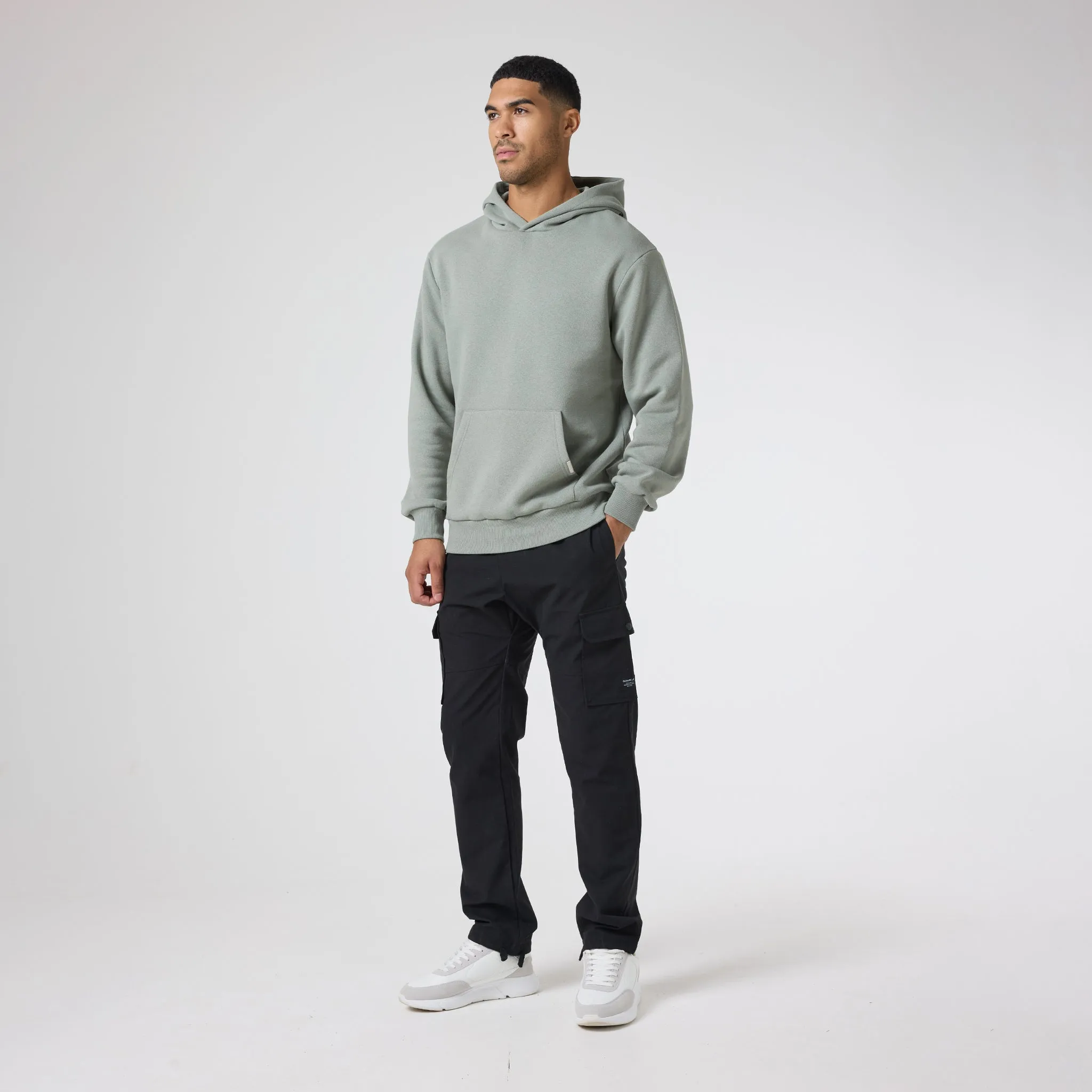 2-Pack Relaxed Fit Hoodies | Black / Khaki