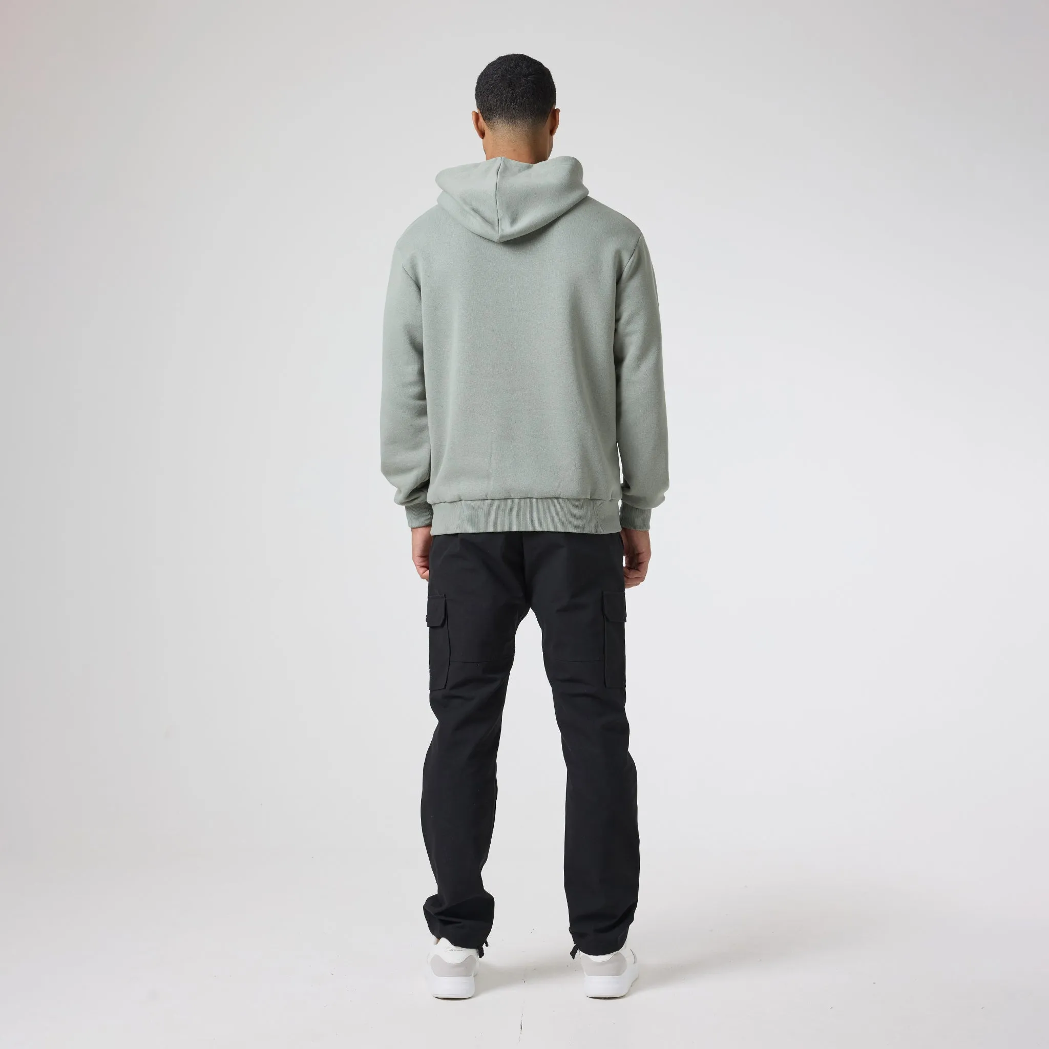 2-Pack Relaxed Fit Hoodies | Black / Khaki