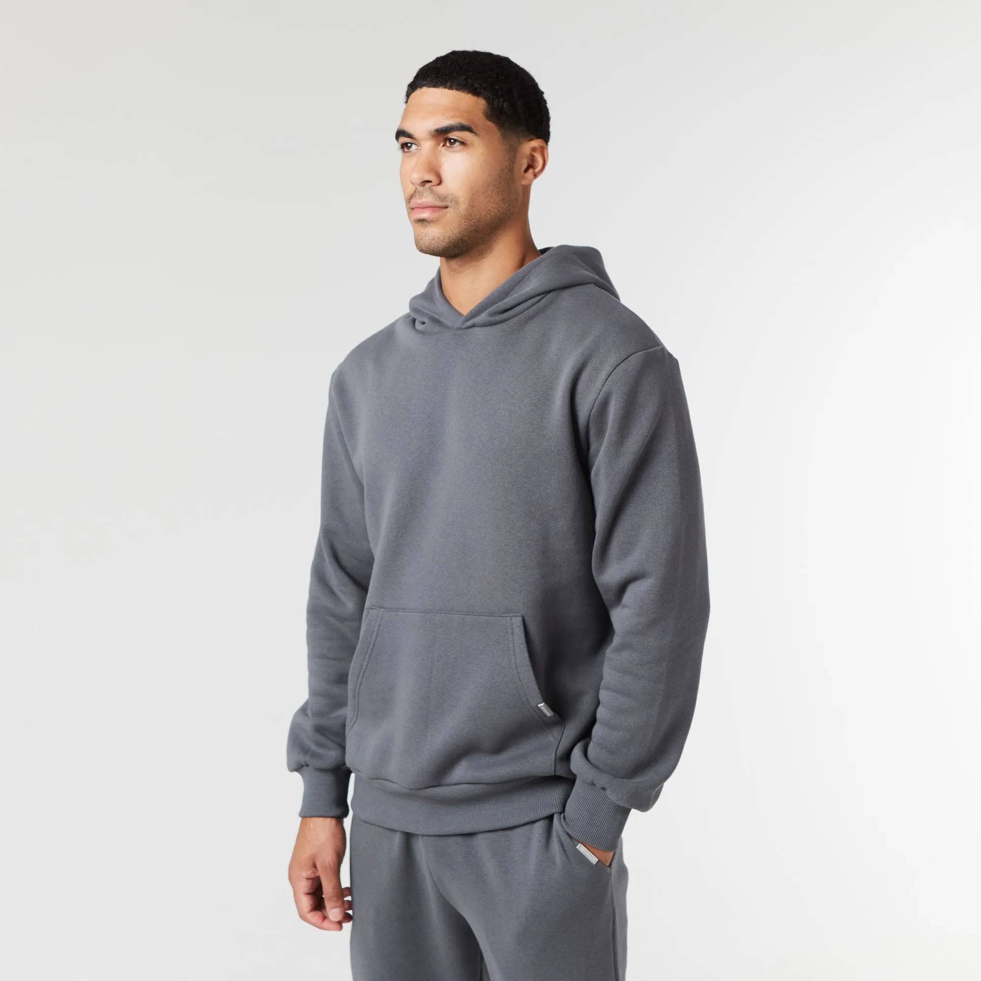 2-Pack Relaxed Fit Hoodies | Graphite / Grey Marl