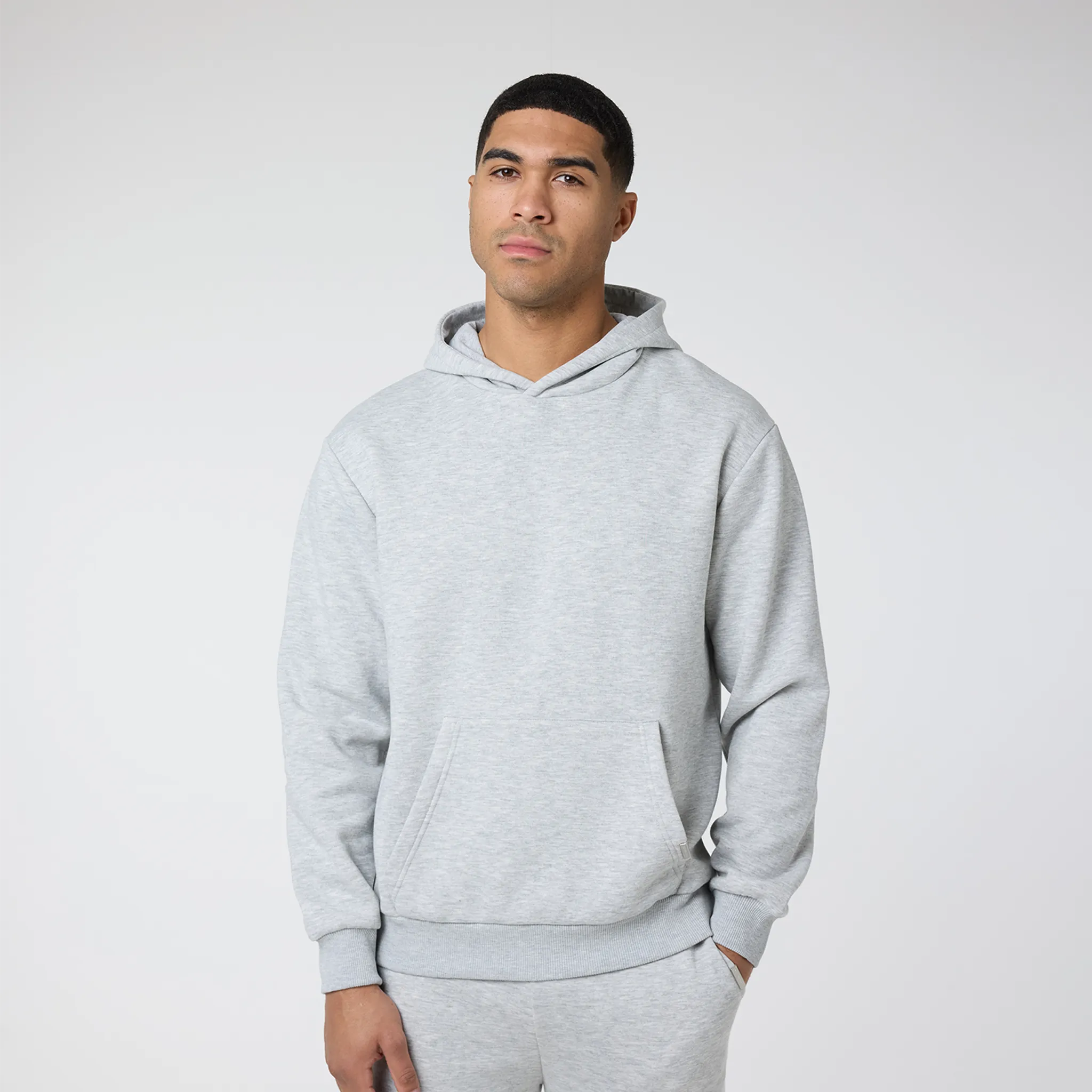 2-Pack Relaxed Fit Hoodies | Graphite / Grey Marl