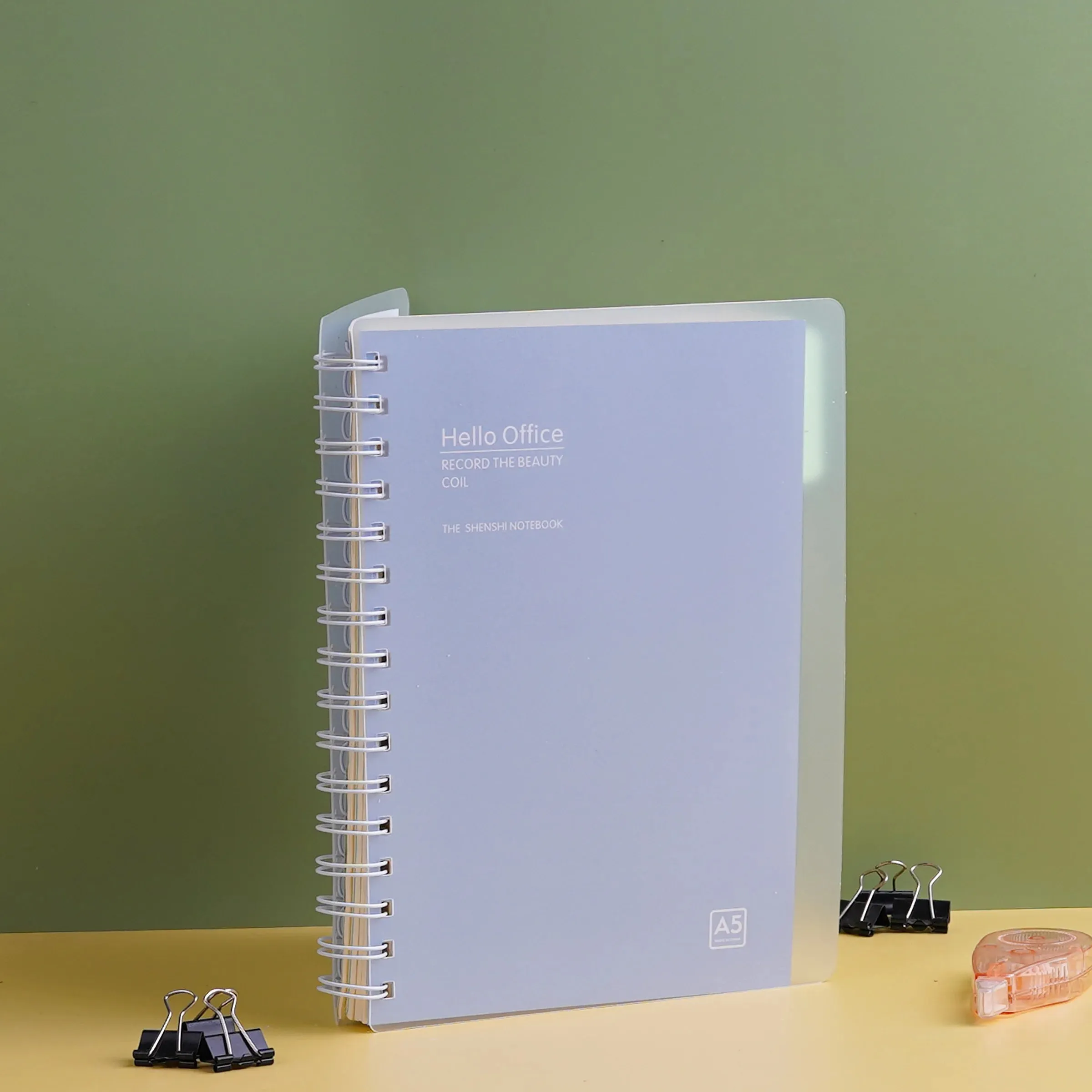 A5/B5 Hello Office Multi Subject Spiral Notebook