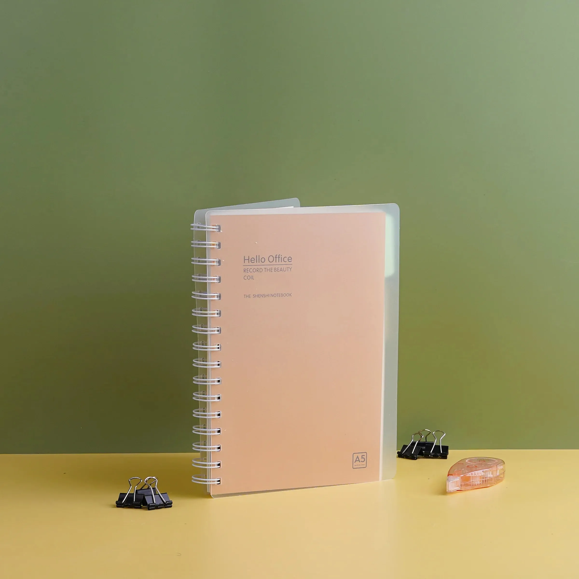 A5/B5 Hello Office Multi Subject Spiral Notebook