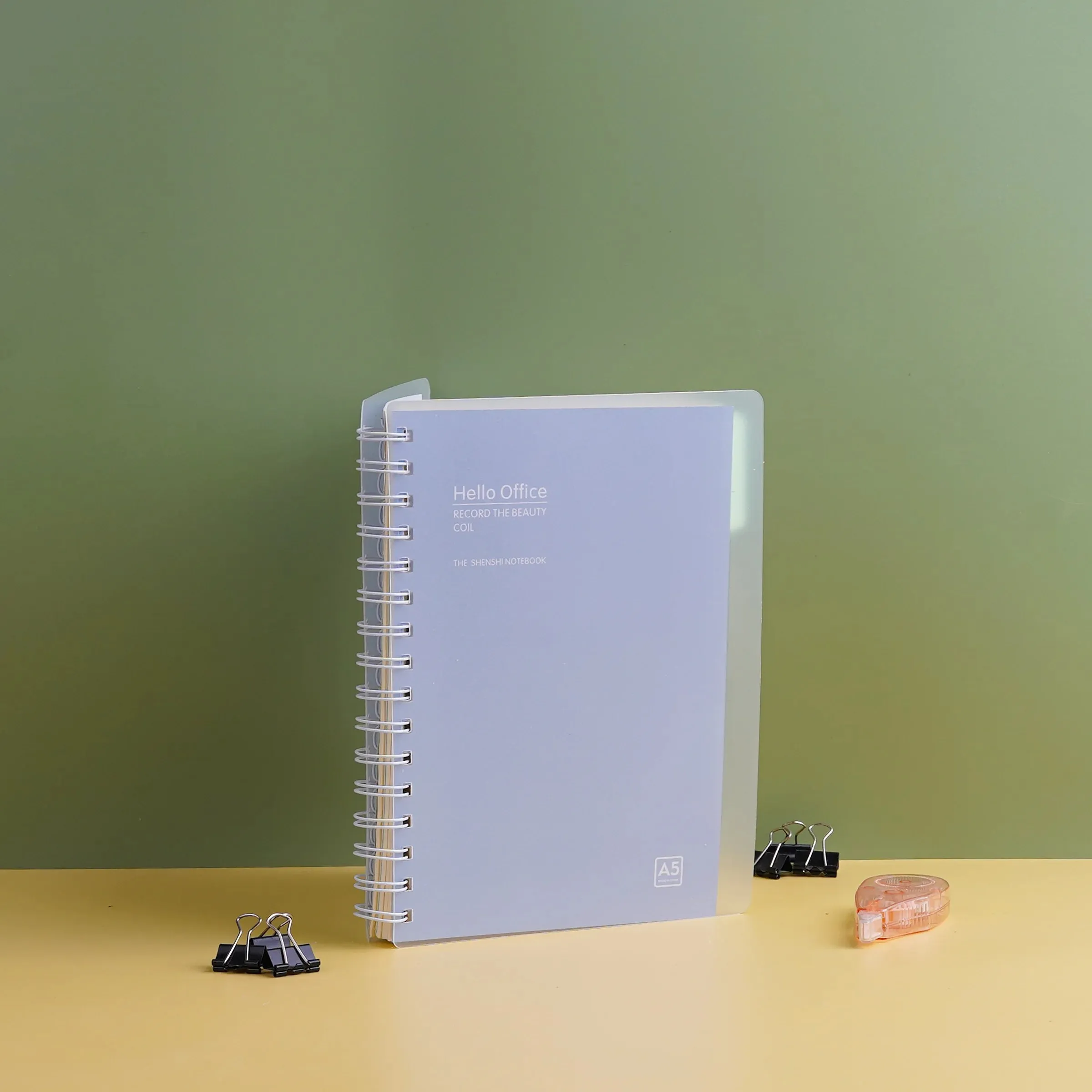 A5/B5 Hello Office Multi Subject Spiral Notebook