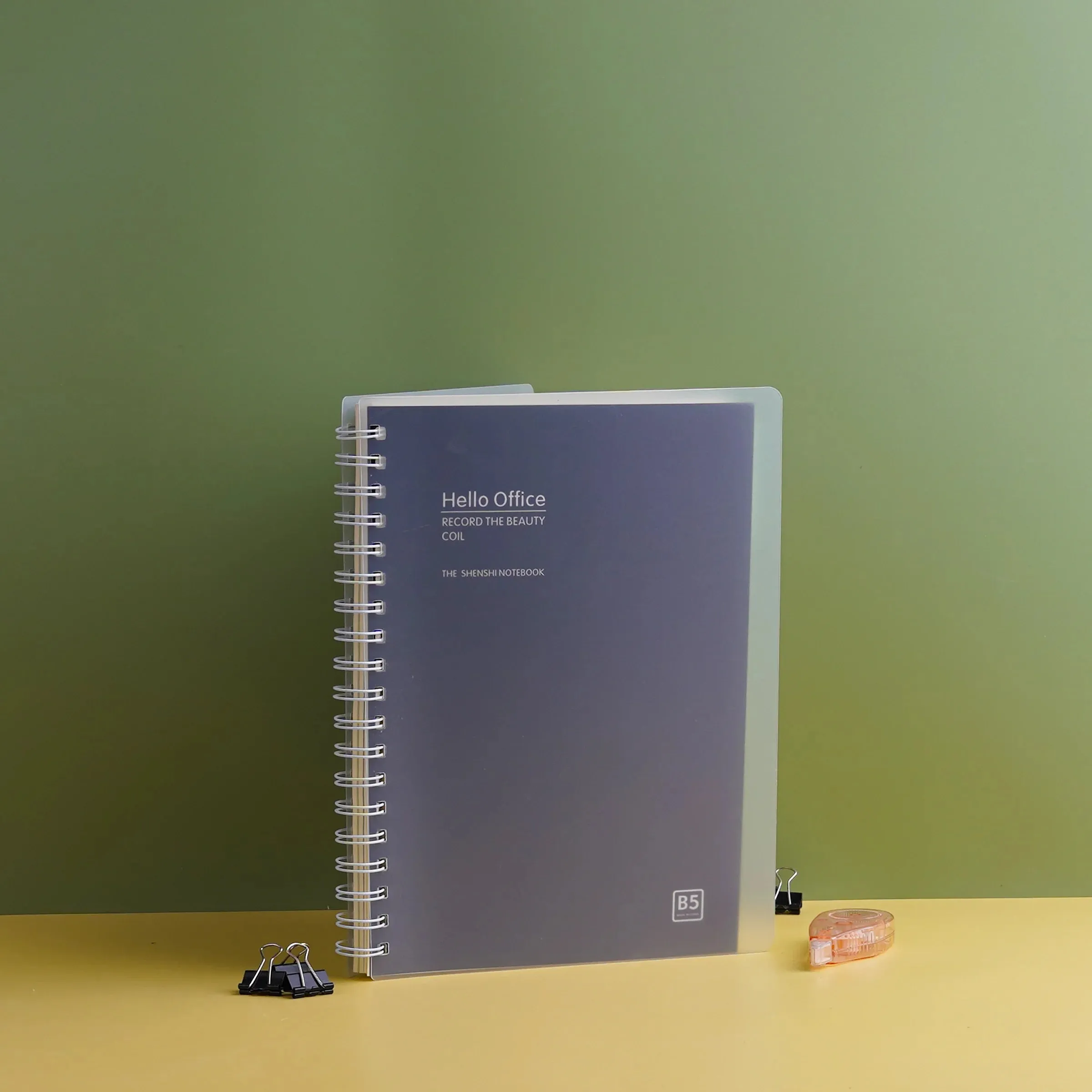 A5/B5 Hello Office Multi Subject Spiral Notebook