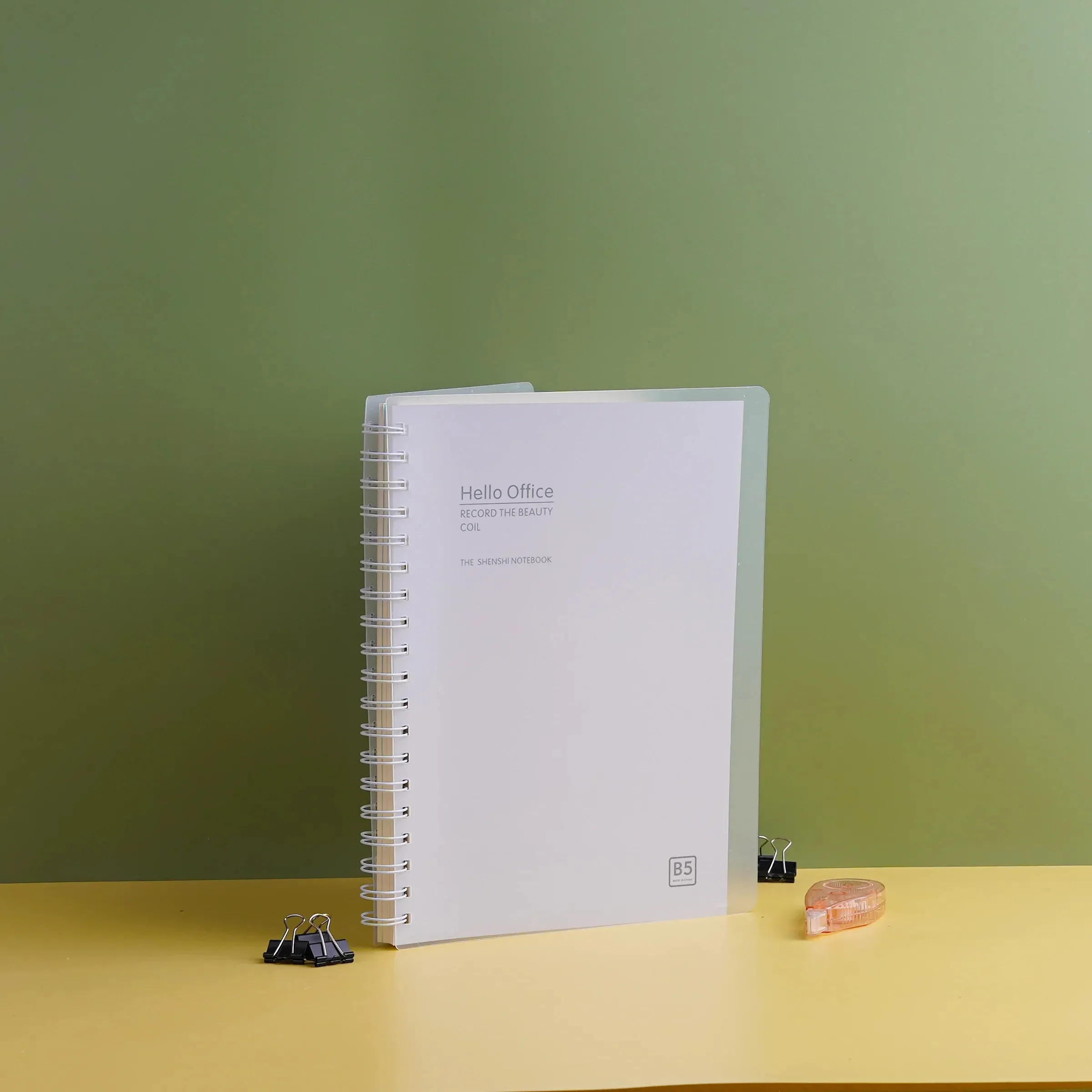 A5/B5 Hello Office Multi Subject Spiral Notebook