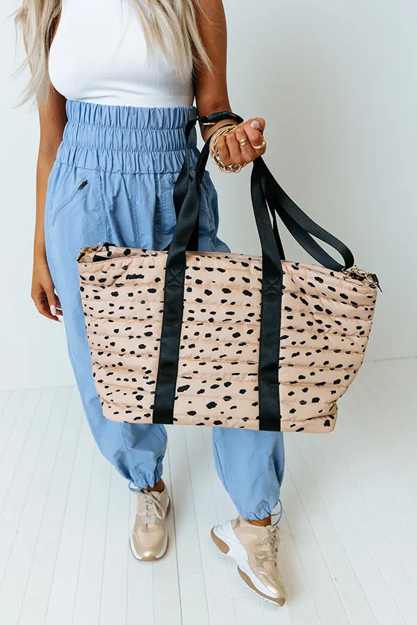 All Booked Up Puffer Tote