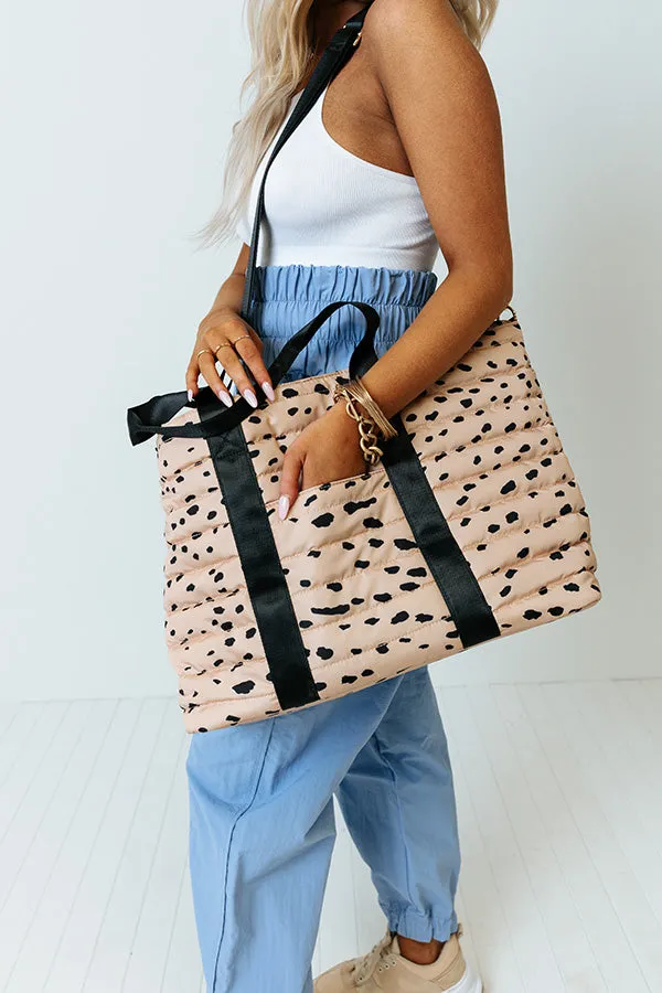 All Booked Up Puffer Tote