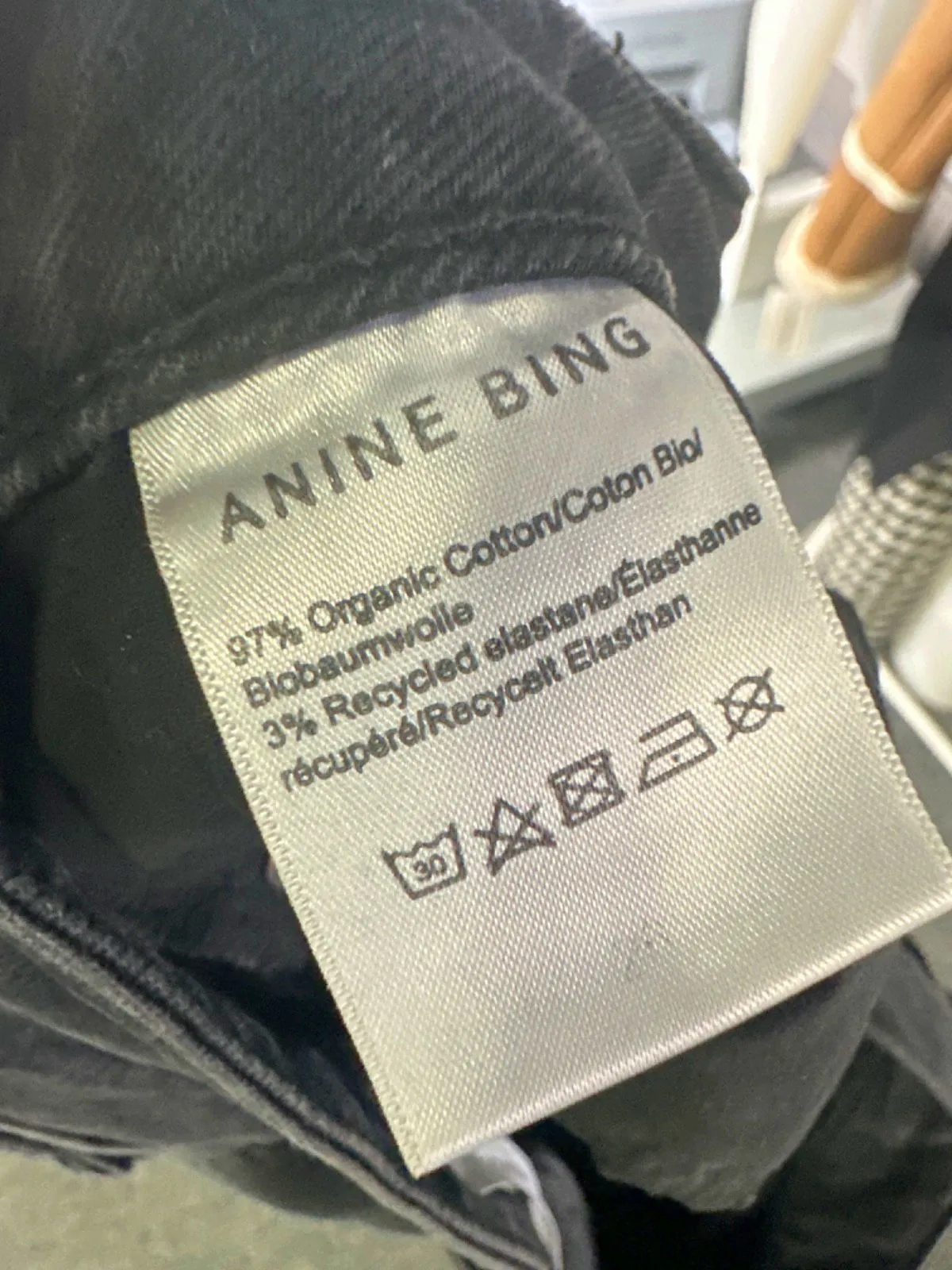 ANINE BING Grey Jeans W26