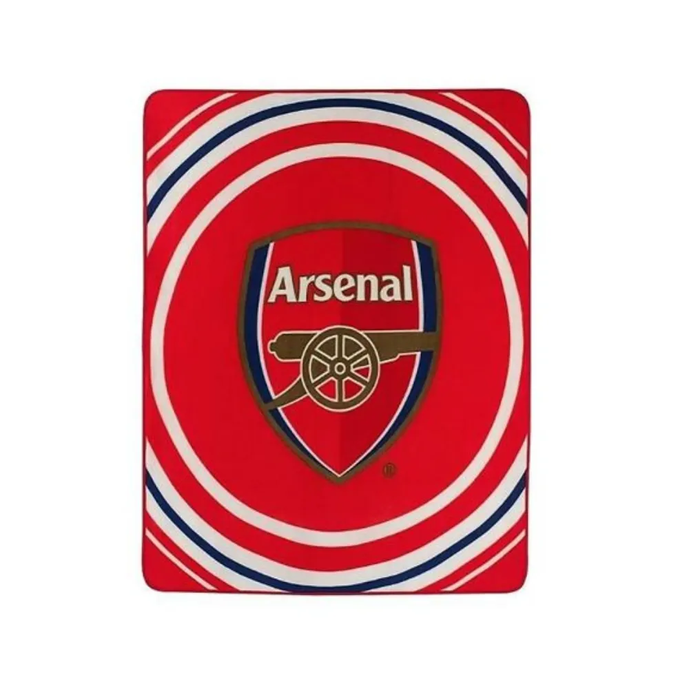 Arsenal Official Fleece Crest Blanket