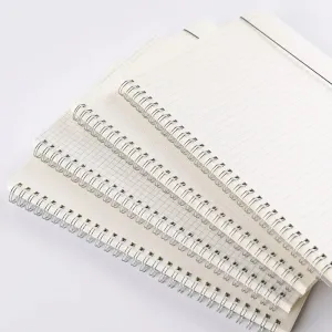 B5 Spiral Lined Notebook Elastic Closure