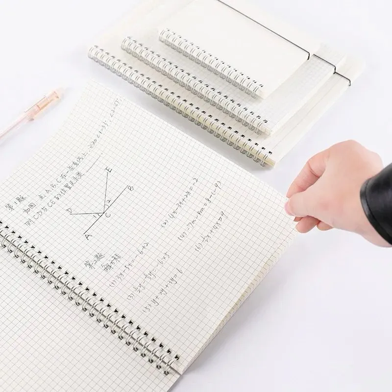 B5 Spiral Lined Notebook Elastic Closure