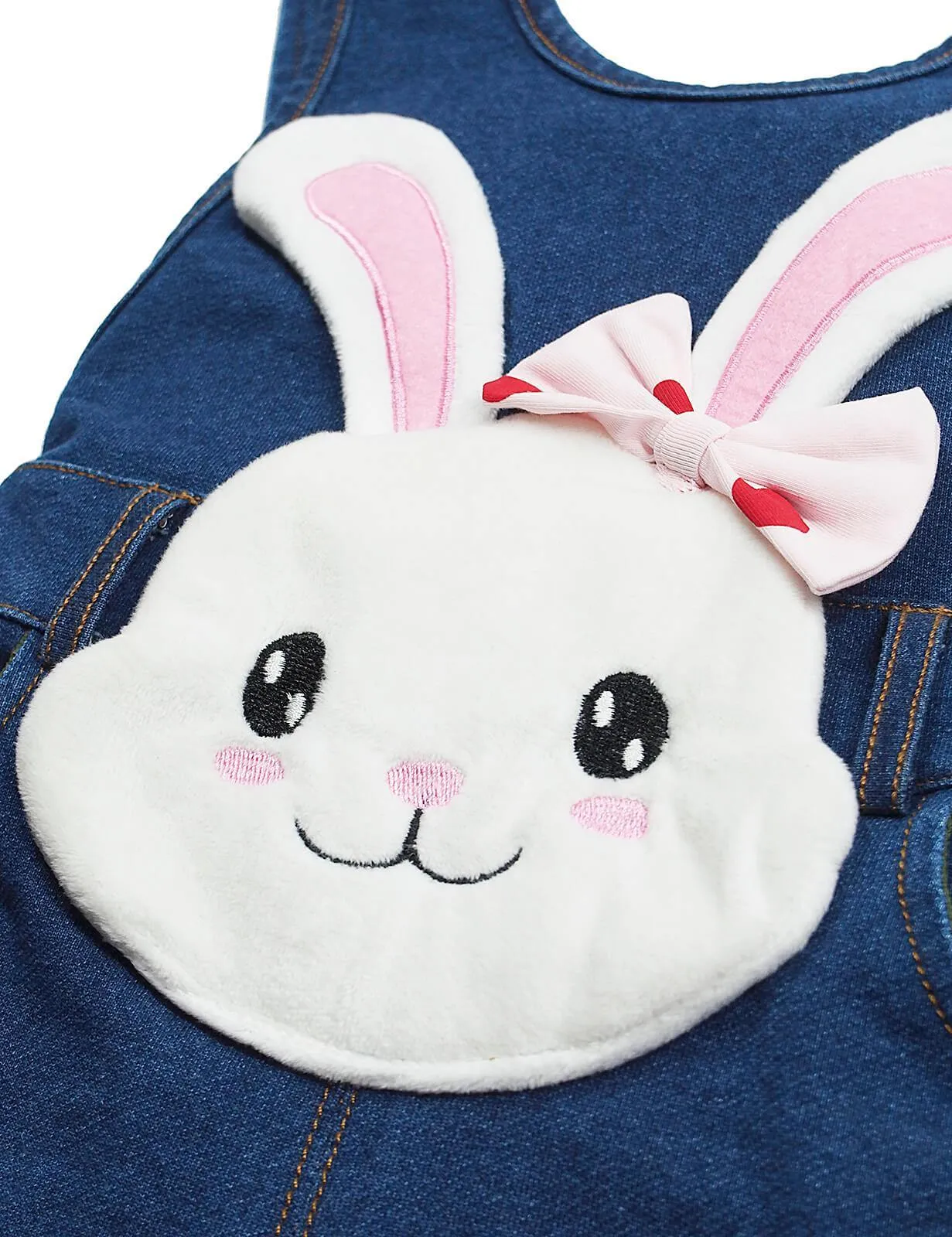 Baby Cute Cartoon Bunny Wearproof Overalls