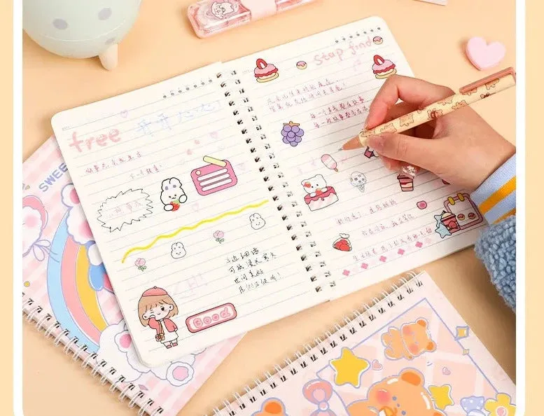 Bake Bears Soft Cover Coil Notebook