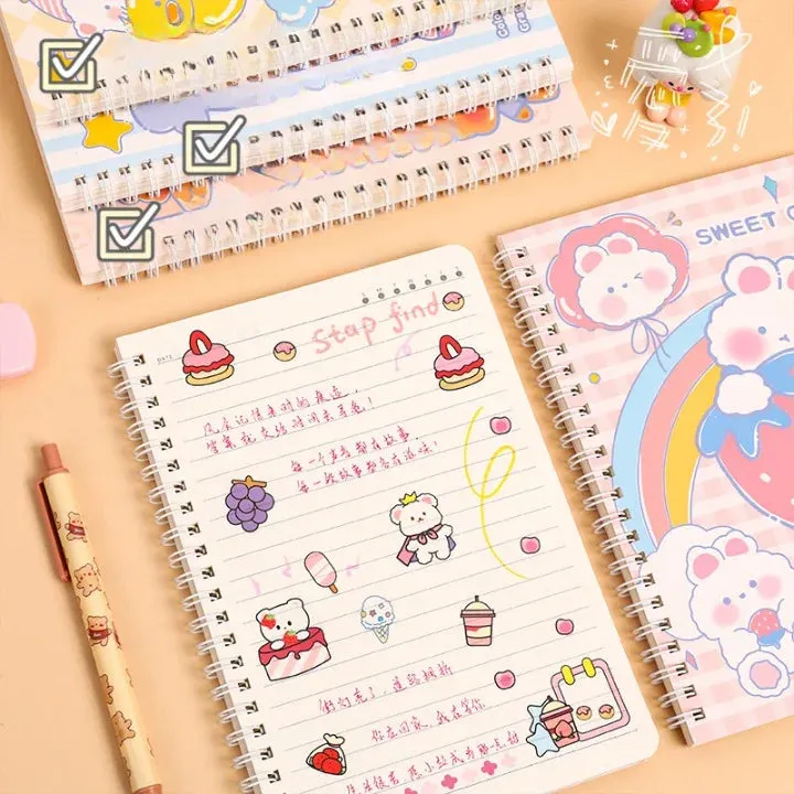 Bake Bears Soft Cover Coil Notebook