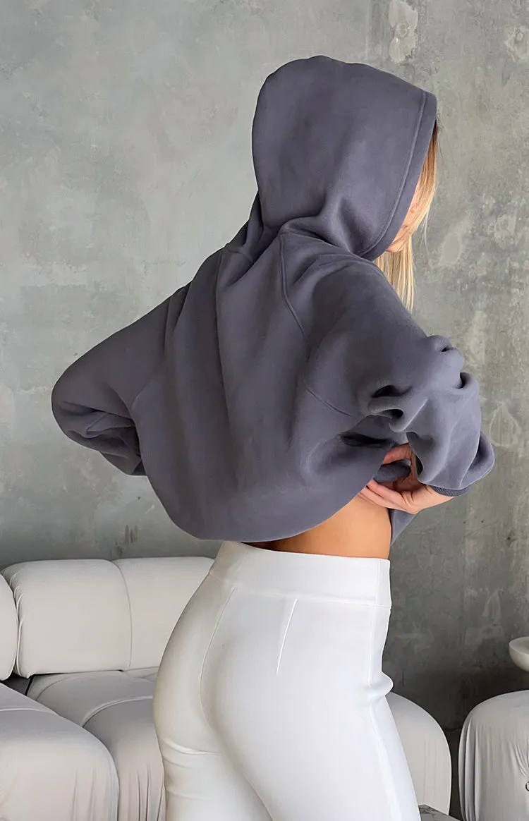 Beginning Slate Bubble Hoodie