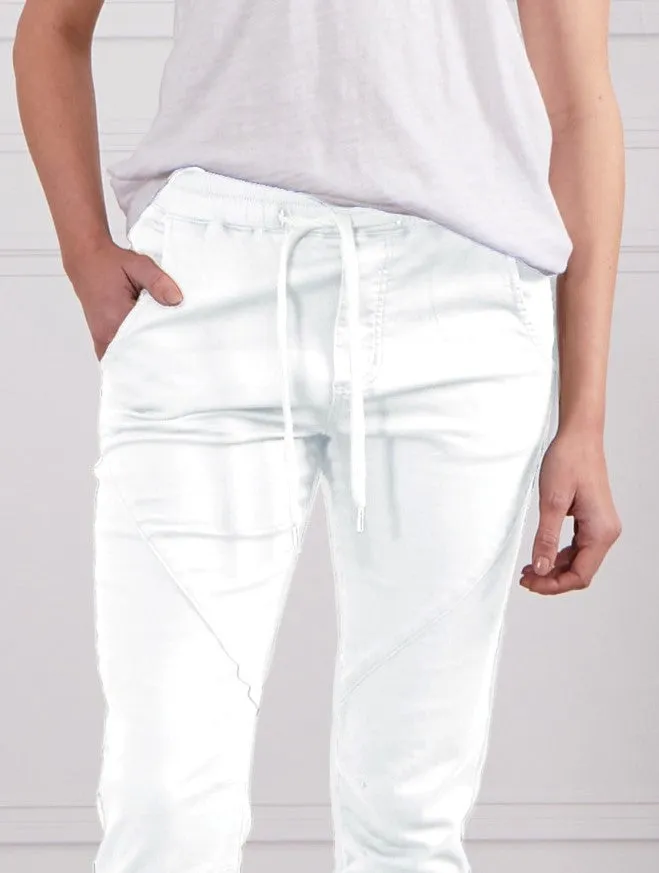 Blake Stretch Joggers - White