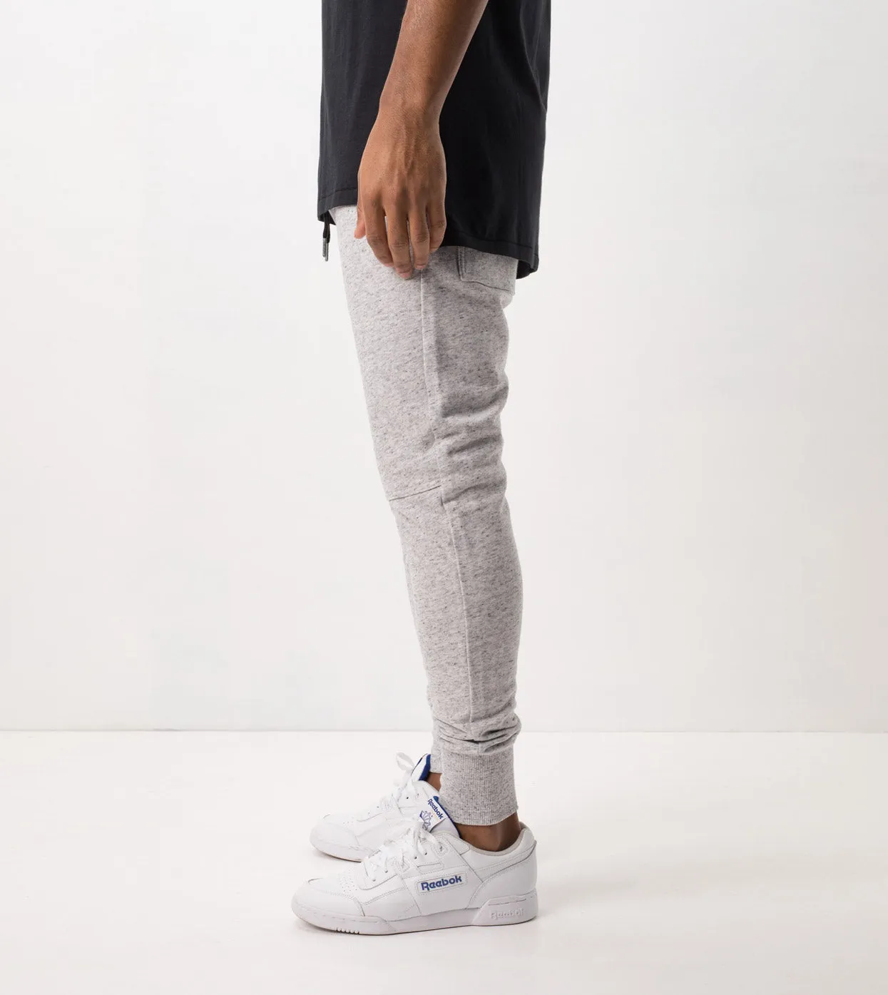 Blockshot Fleece Jogger Storm Marle