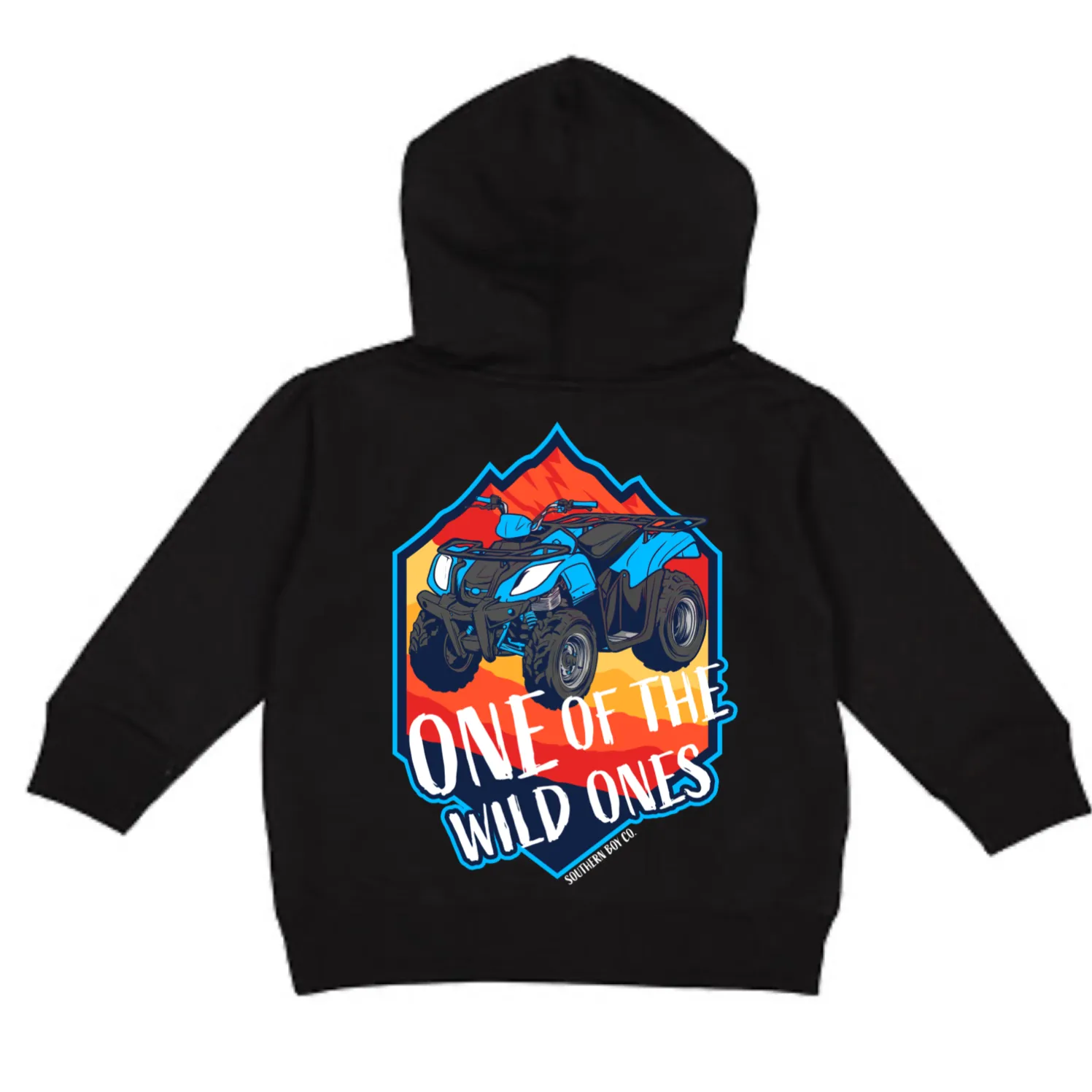 (BOYS HOODIE) Boys Four Wheeler One of The Wild Ones Kids Hoodie