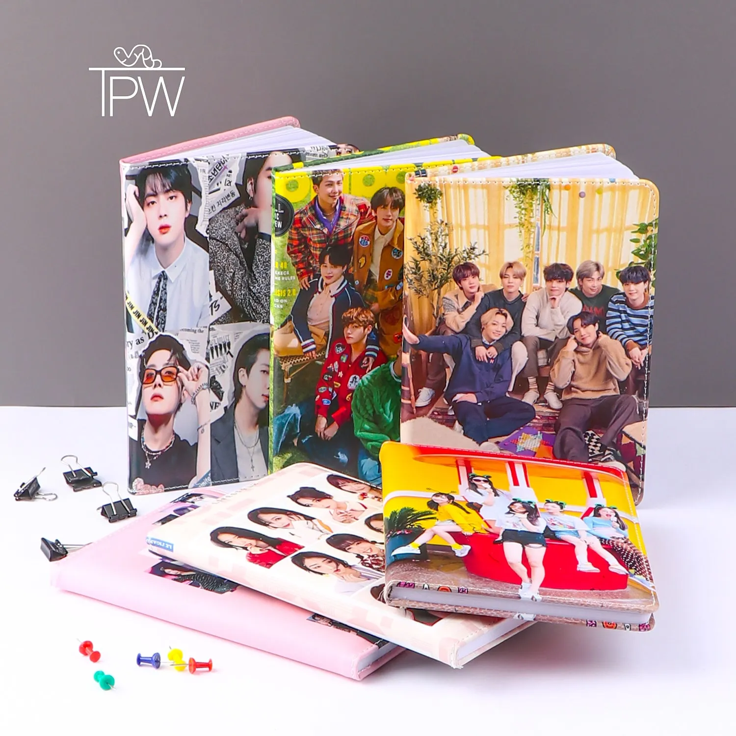 BTS Leather Cover Notebook Diary