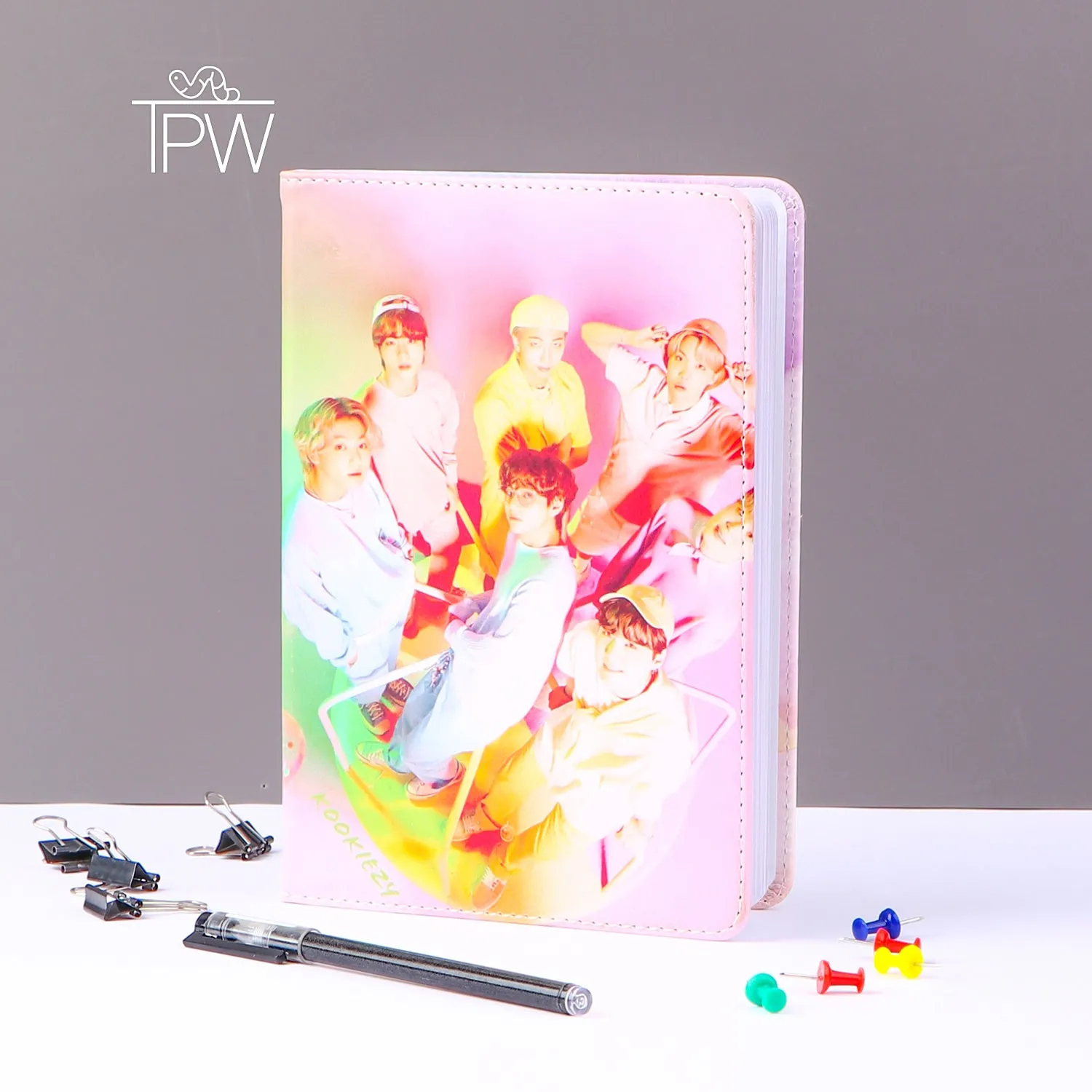 BTS Leather Cover Notebook Diary