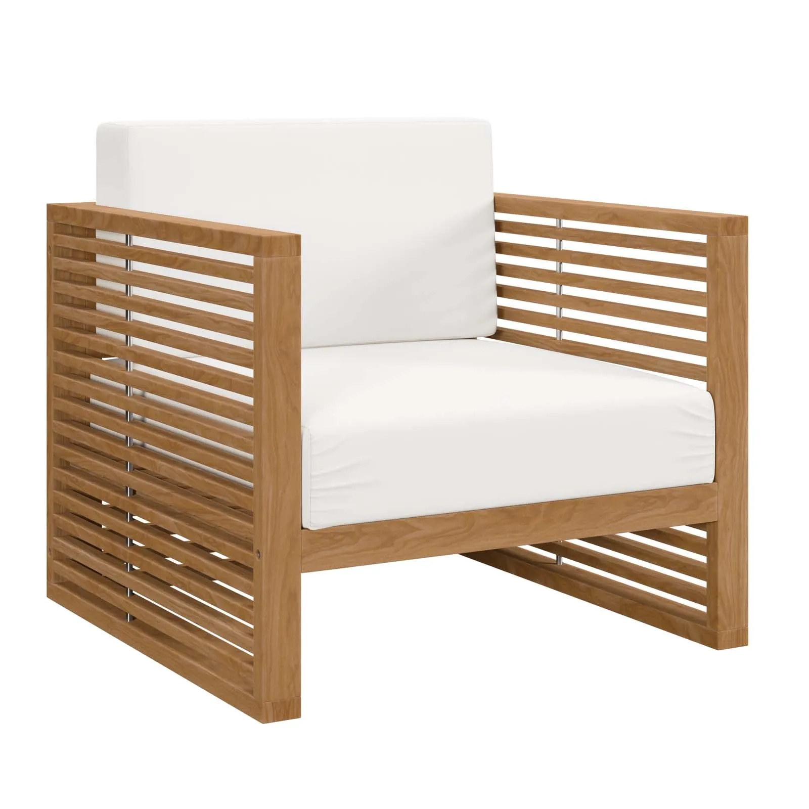 Carlsbad Teak Wood Outdoor Patio Armchair by Modway