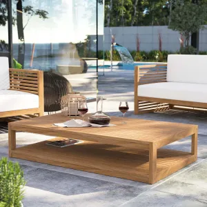 Carlsbad Teak Wood Outdoor Patio Coffee Table by Modway