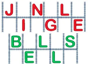 Christmas Word Blocks [4x4 & 5x7 Mixed] 11741 Machine Embroidery Designs