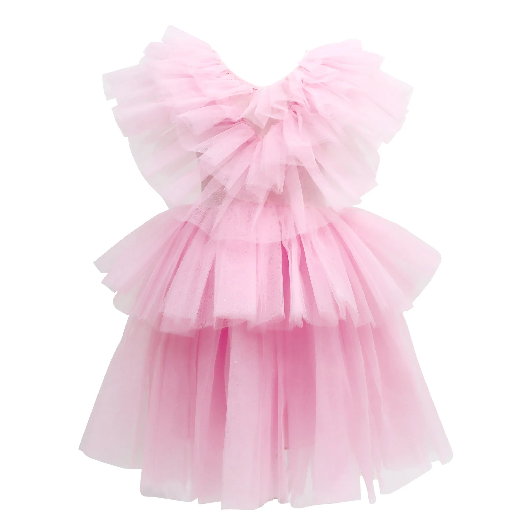 Claris Fashion Tulle Dress in Pink