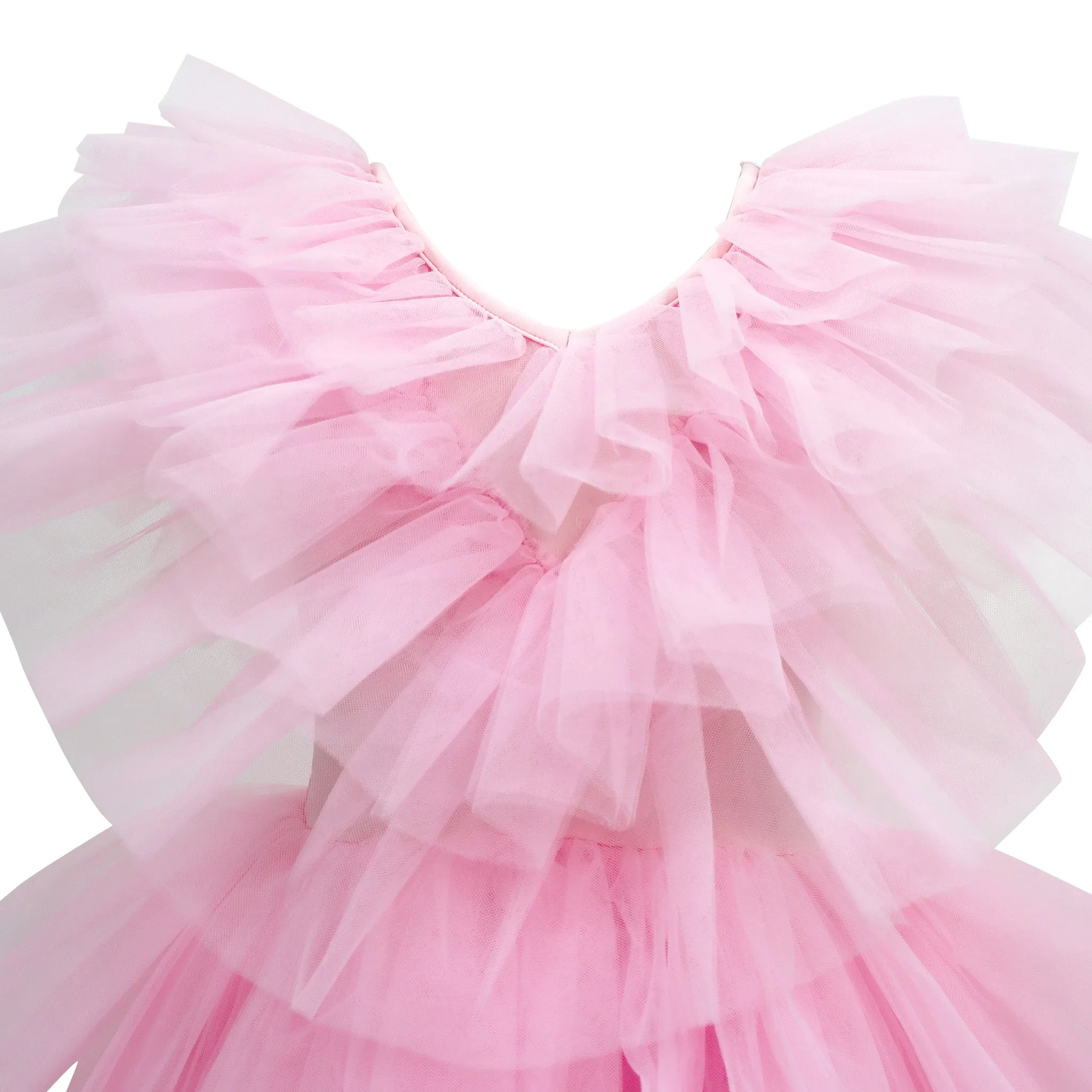 Claris Fashion Tulle Dress in Pink