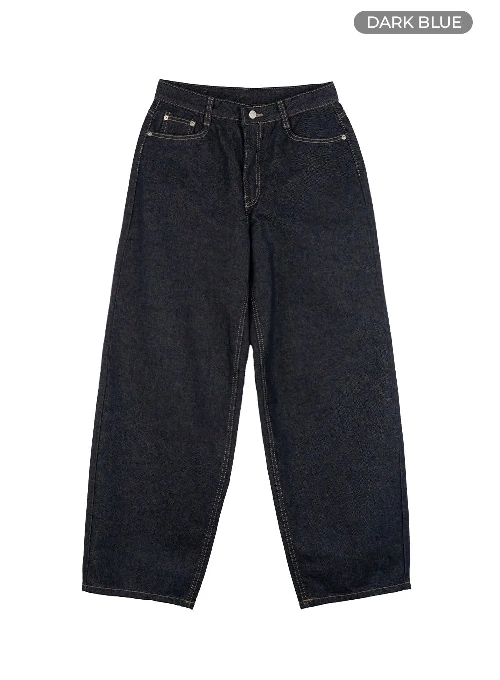 Clover Stitched Baggy Jeans IS402