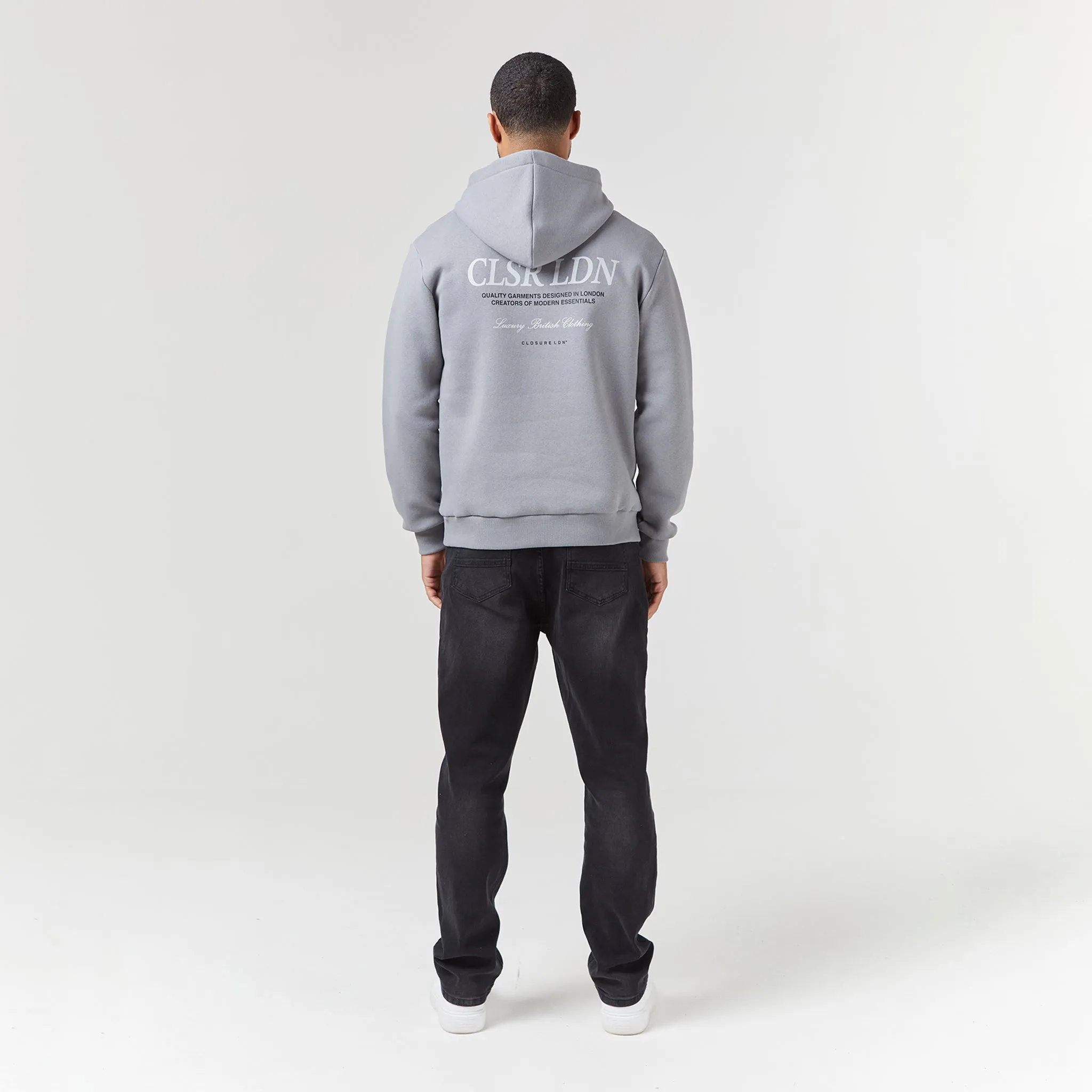 CLSR LDN Luxe Hoodie | Mid Grey