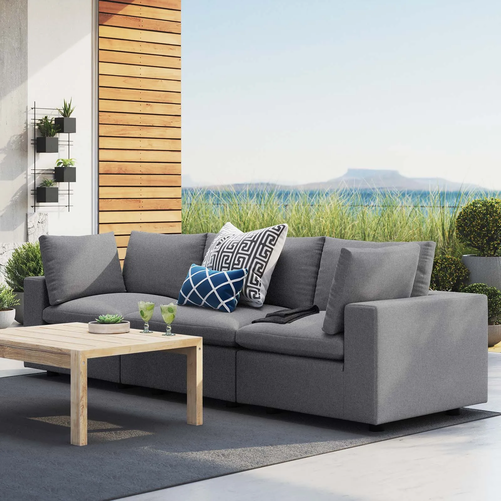 Commix  Sunbrella® Outdoor Patio Sofa by Modway