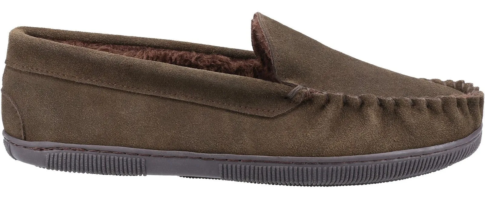 Cotswold Tresham Men's Suede Leather Moccasin Slipper