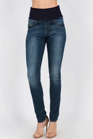 Dark Wash Skinny High Waist Jeans