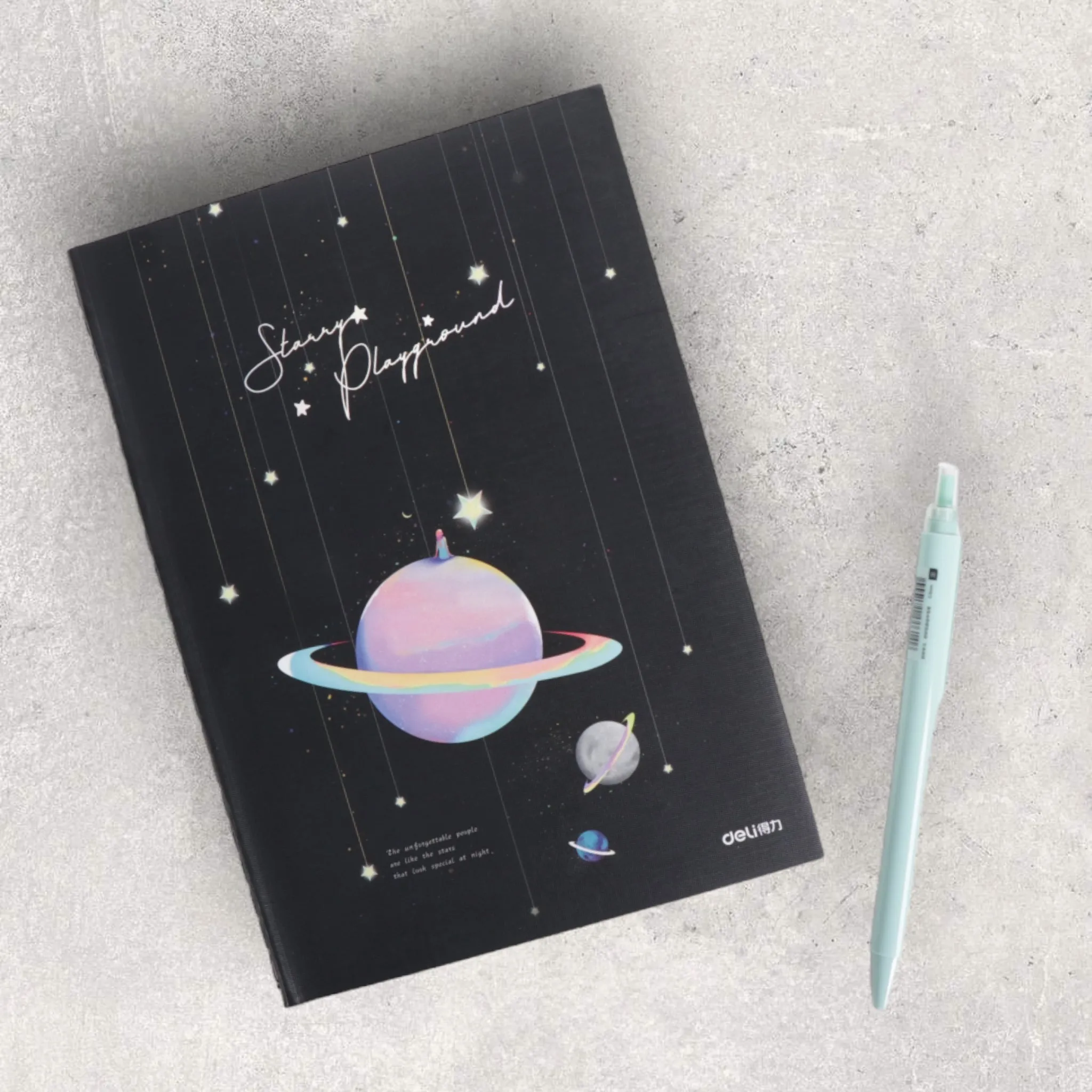 Deli Planet Painting A5 Lined Notebook - Set of 4