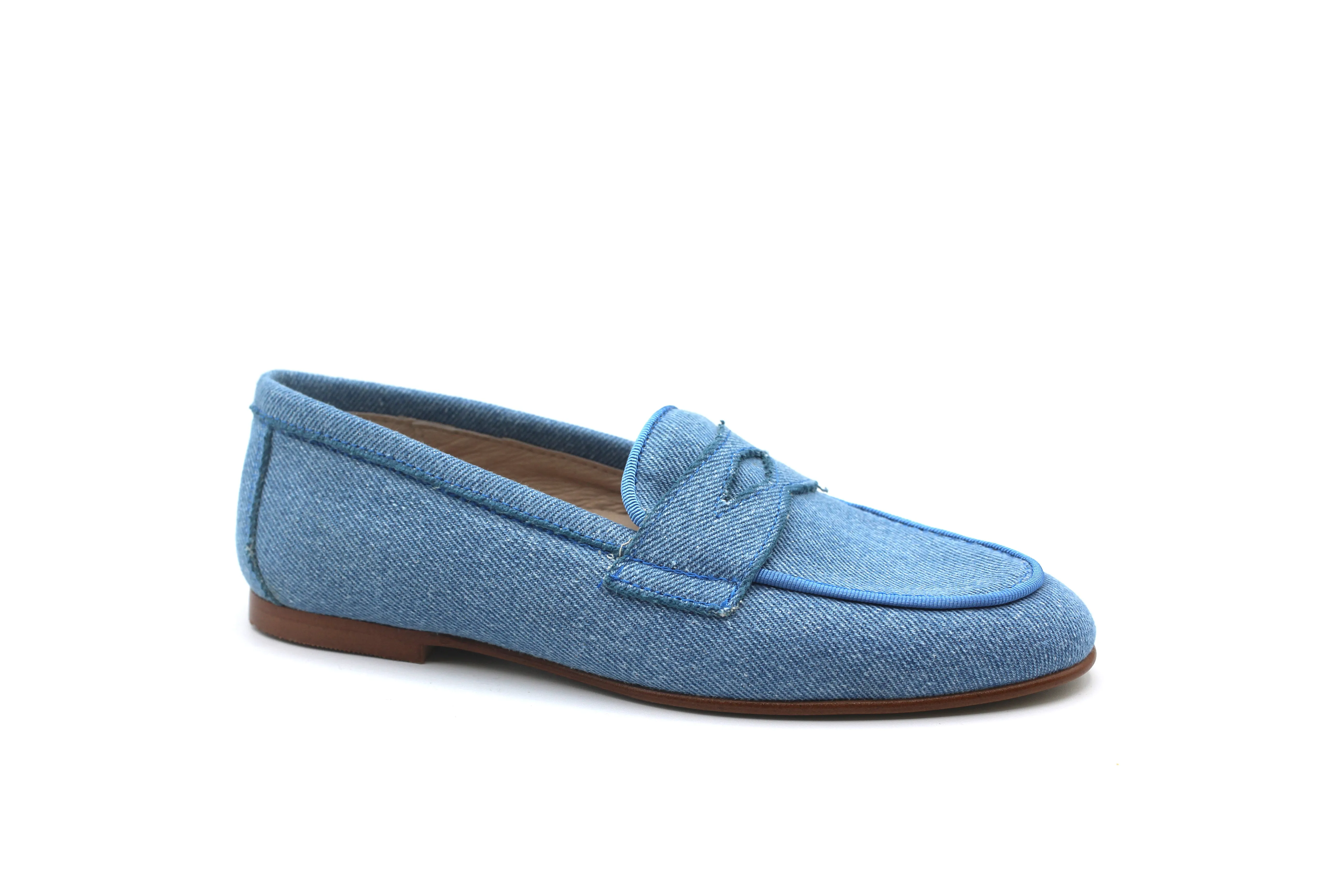 Don Louis Denim Jeans Penny Loafer