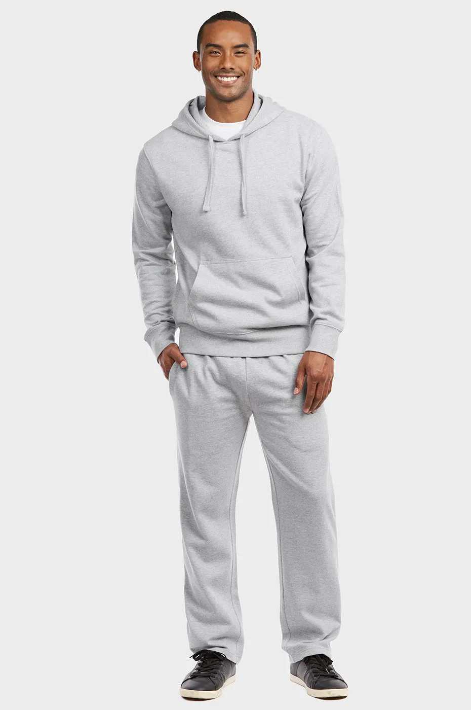 ET TU MEN'S LIGHTWEIGHT FLEECE SWEATPANTS (SP1020E_H.GRY)