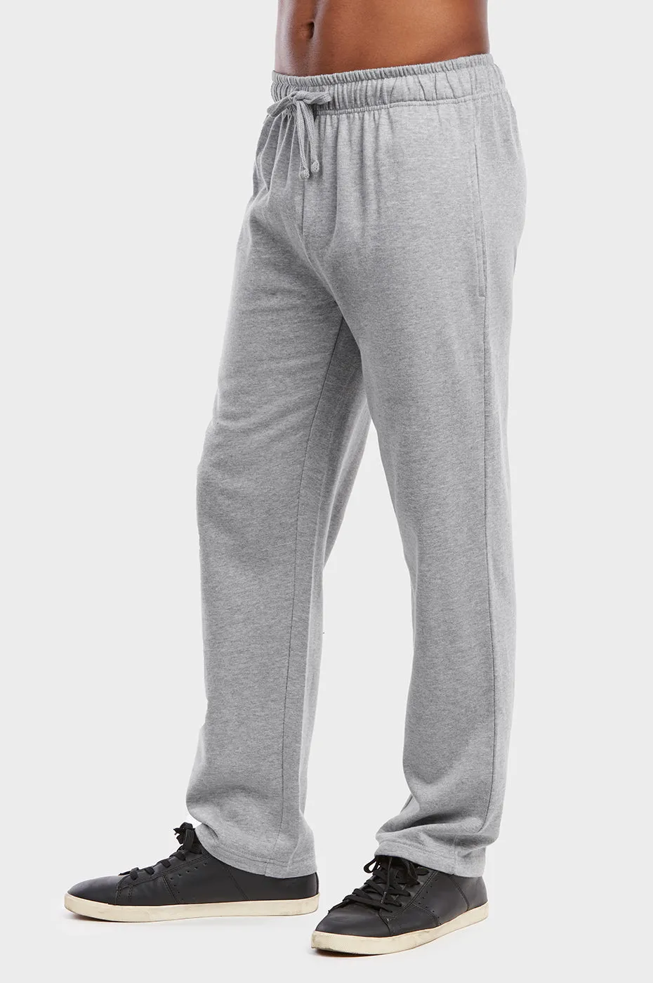 ET TU MEN'S LIGHTWEIGHT FLEECE SWEATPANTS (SP1020E_H.GRY)