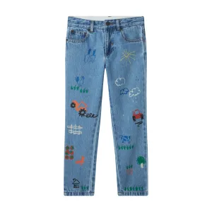 Farm Print Jeans