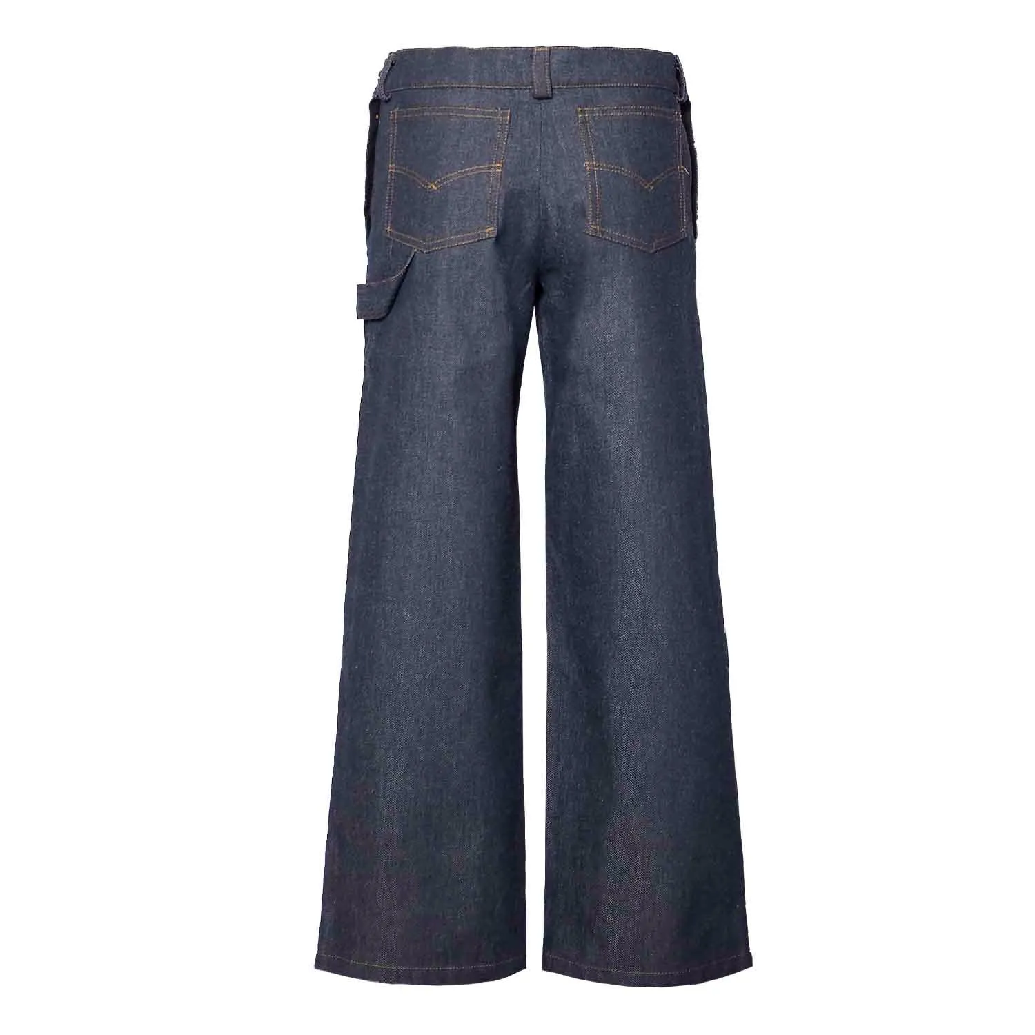 Flare jeans voor meisjes met flap