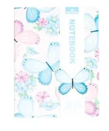 Flower Butterfly Series Hard Cover A5 Notebook journal