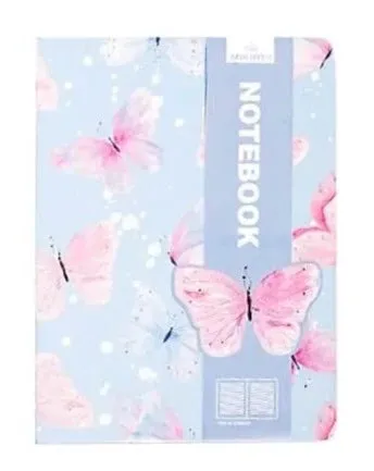 Flower Butterfly Series Hard Cover A5 Notebook journal