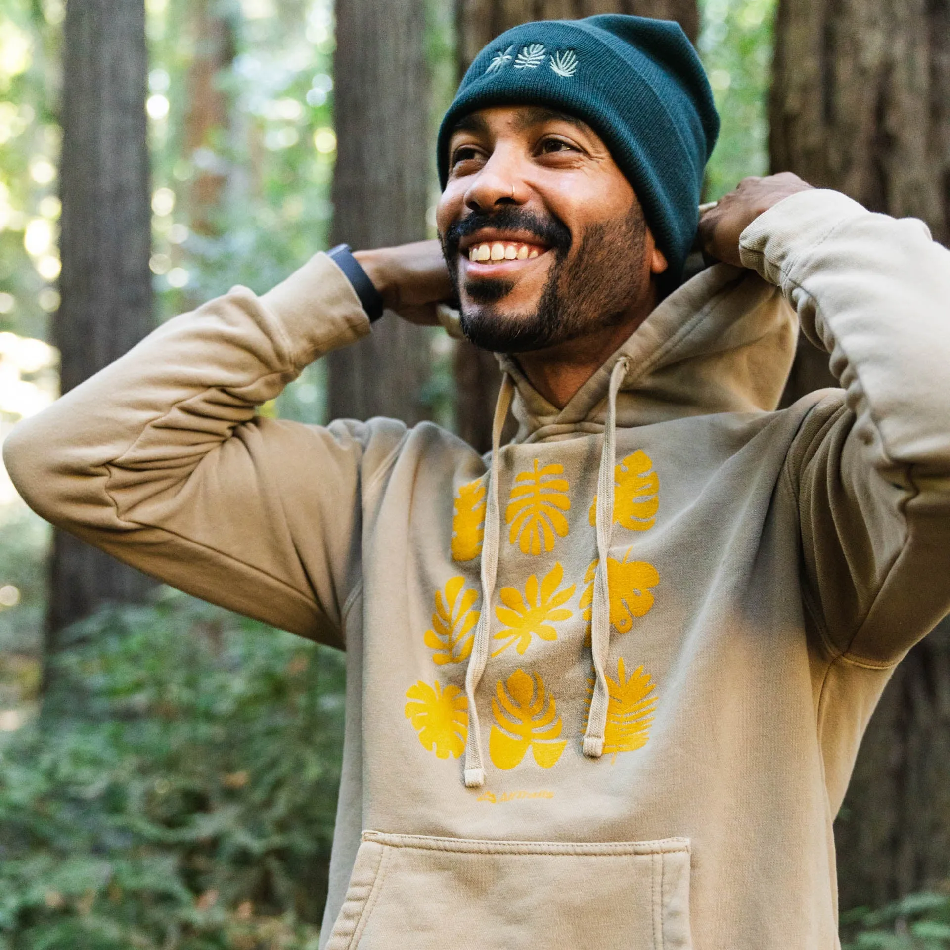 Foliage Comfort Wash Hoodie - Natural