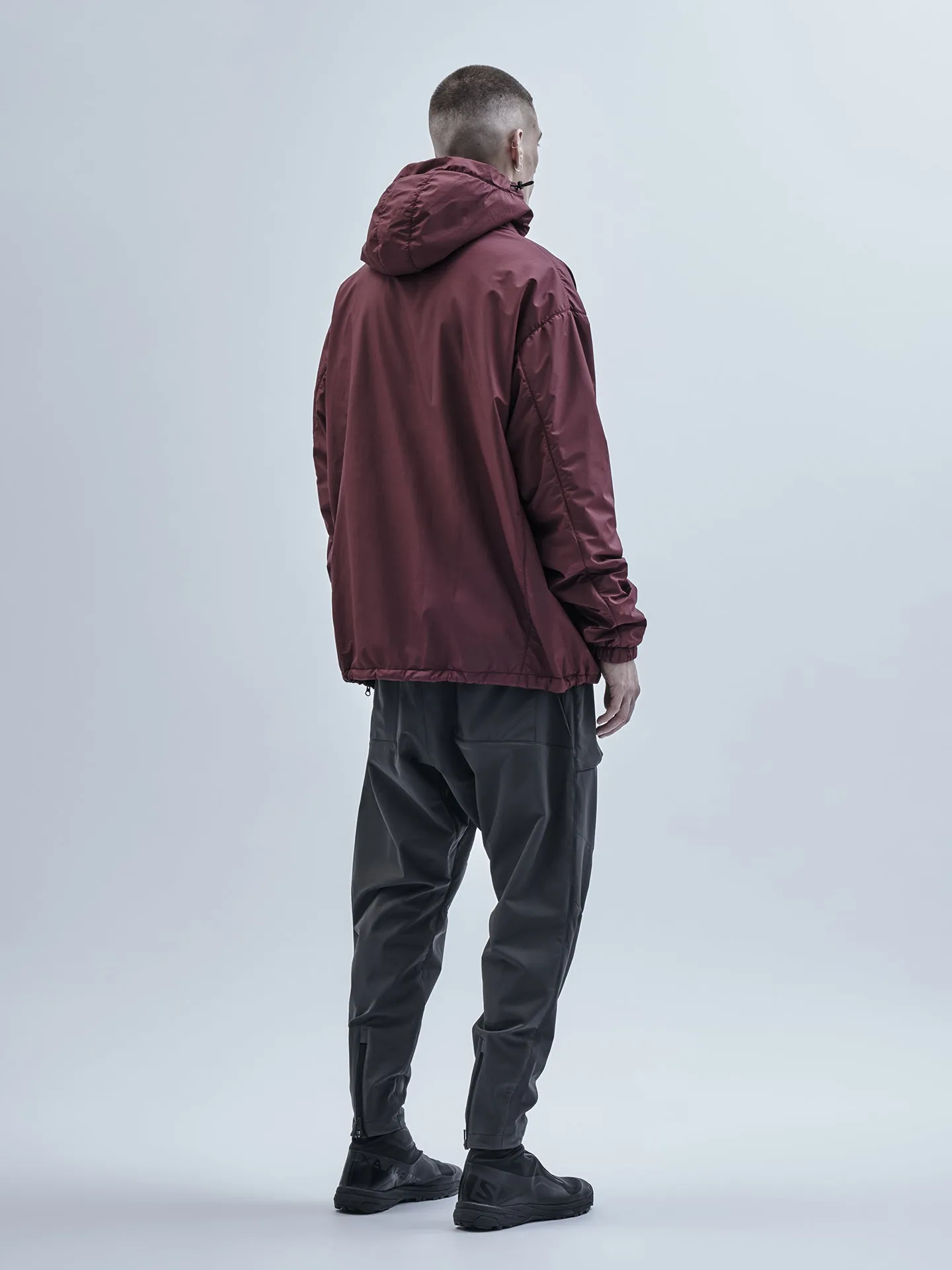 gurutze insulated hoodie burgundy