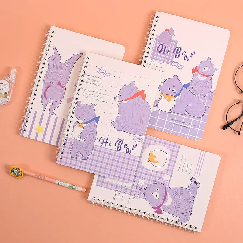 Hi Bear Series Lined Spiral Notebook