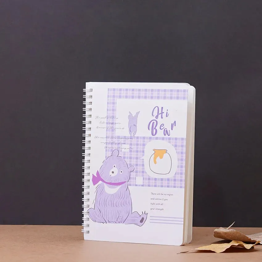 Hi Bear Series Lined Spiral Notebook