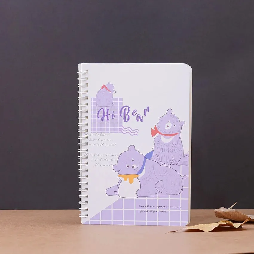 Hi Bear Series Lined Spiral Notebook