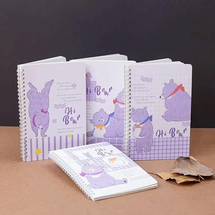 Hi Bear Series Lined Spiral Notebook