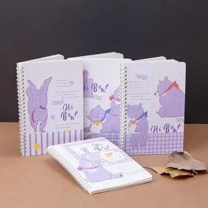 Hi Bear Series Lined Spiral Notebook