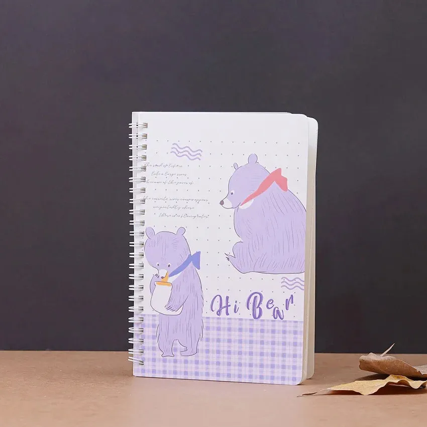 Hi Bear Series Lined Spiral Notebook